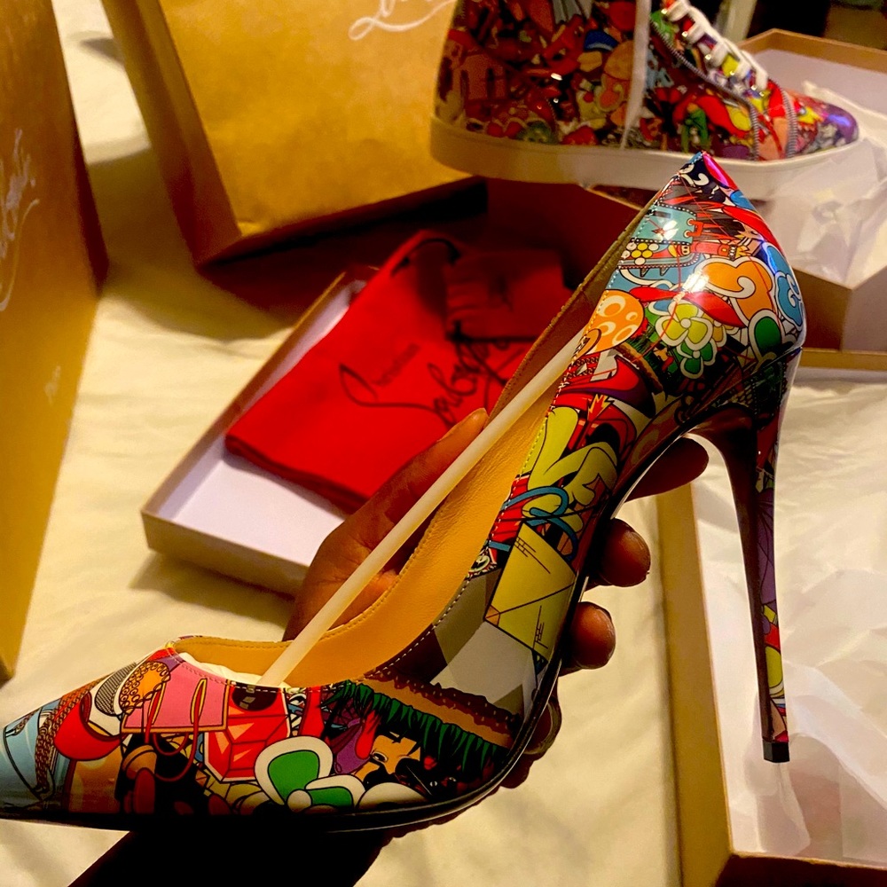 Christian Louboutin women heels.